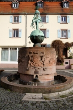 Der Quackbrunnen in Ottweiler.